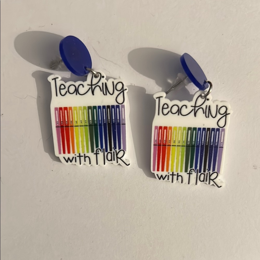 Colorful Teaching Earrings